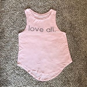 Grayson Threads Pink Love All Tank XS
